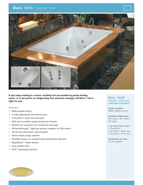 Technical specifications manual for jacuzzi whirlpool bathtub. - Caddx networx nx 8 user manual.